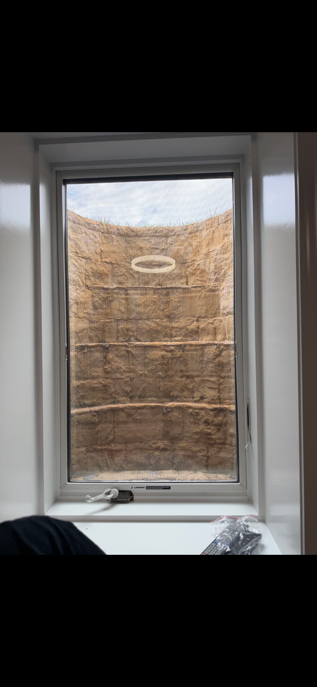 Window glass after cleaning